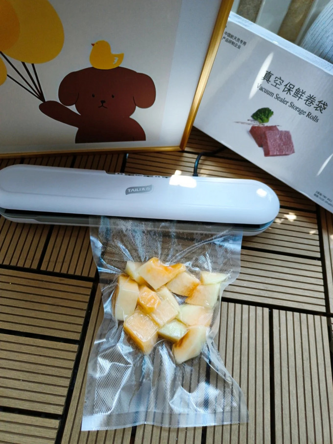 有了真空封口机终于可以把吃的寄回娘家啦